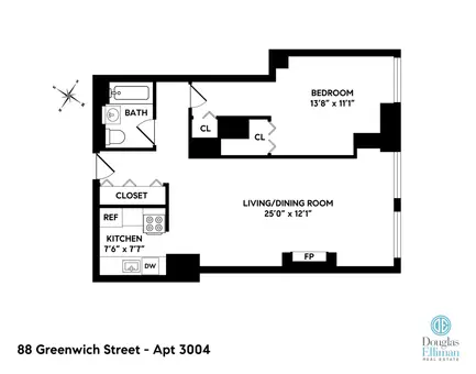 Greenwich Club, 88 Greenwich Street, #3004