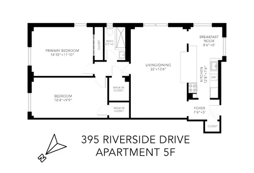 395 Riverside Drive, #5F