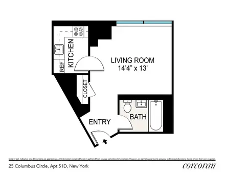 One Central Park, 25 Columbus Circle, #51D