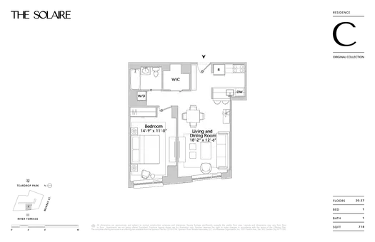 The Solaire, 20 River Terrace, #24C