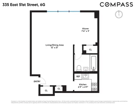 Senate East, 335 East 51st Street, #6G