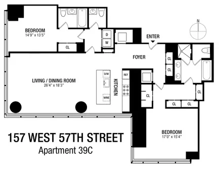 One57, 157 West 57th Street, #39C