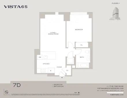 Vista 65, 97-12 65 Road, #7D