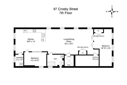 97 Crosby Street, #7thFloor