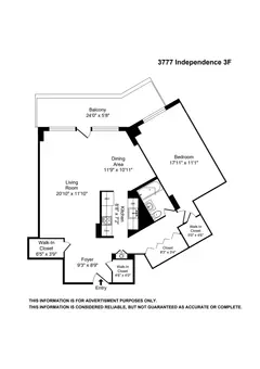 Hudson Towers, 3777 Independence Avenue, #3F