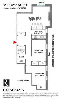 12 East 132nd Street, #1A