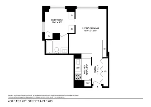 The Kingsley, 400 East 70th Street, #1703