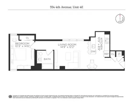 554 Fourth Avenue, #4E