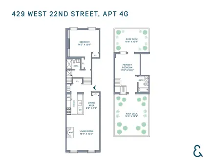 Anderson House, 429 West 22nd Street, #4G