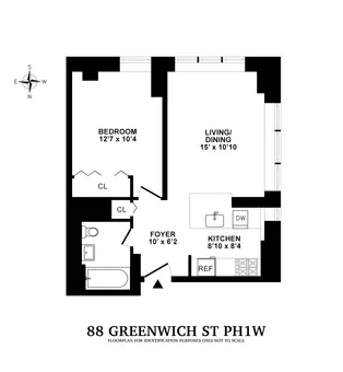 Greenwich Club, 88 Greenwich Street, #PH1W