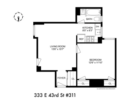 The Manor, 333 East 43rd Street, #311