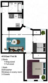 415 East 71st Street, #2F