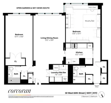 The Coliseum Park Apartments, 30 West 60th Street, #10XY