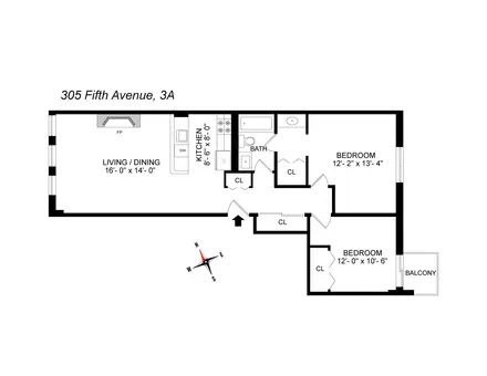 305 Fifth Avenue, #3A