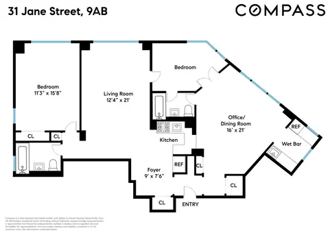 The Rembrandt, 31 Jane Street, #9A9B