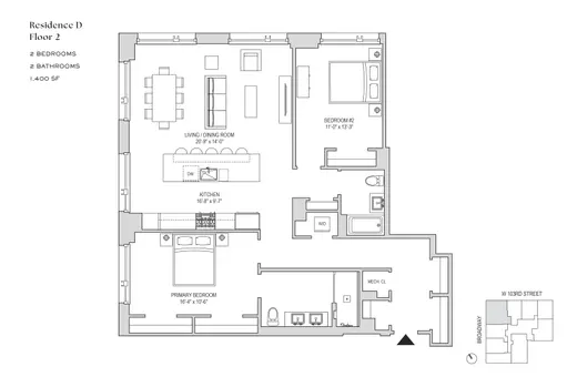 The Rockwell, 218 West 103rd Street, #2D