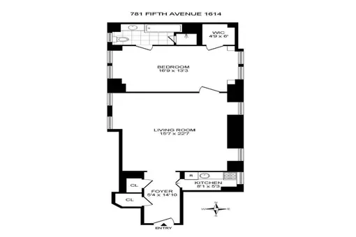 The Sherry Netherland, 781 Fifth Avenue, #1614