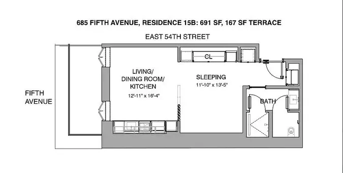 Mandarin Oriental Residences Fifth Avenue, 685 Fifth Avenue, #15B