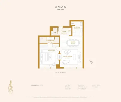 Aman New York Residences, 730 Fifth Avenue, #18C