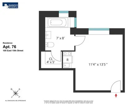 The Swannanoa, 105 East 15th Street, #76