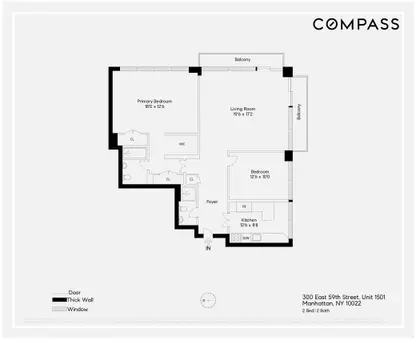 The Landmark, 300 East 59th Street, #1501