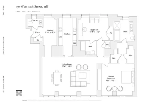 The Greenwich Lane, 150 West 12th Street, #11E