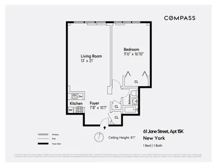 The Cezanne, 61 Jane Street, #15K