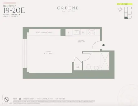 Greene, 45-30 Pearson Street, #19E