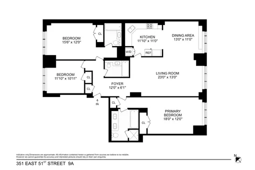 The Beekman Regent, 351 East 51st Street, #9A