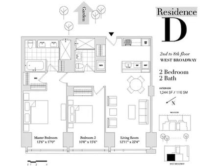 SoHo Mews, 311 West Broadway, #6D