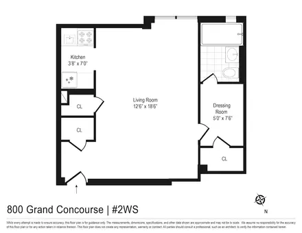 800 Grand Concourse, #2WS