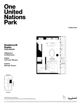 One United Nations Park, 695 First Avenue, #28M