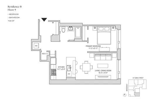 The Rockwell, 218 West 103rd Street, #4B