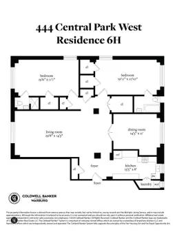 444 Central Park West, #6H