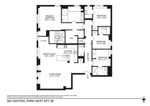 360 Central Park West, #4B