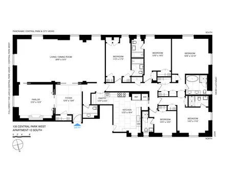 The Langham, 135 Central Park West, Unit 12S - 5 Bed Apt for Rent for ...