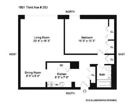 Ruppert Towers 1, 1601 Third Avenue, #25J