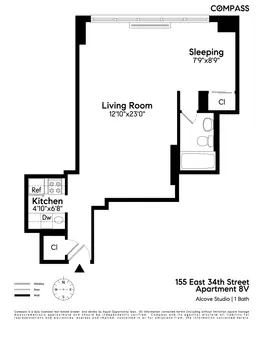 Warren House, 155 East 34th Street, #8V