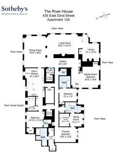 River House, 435 East 52nd Street, #13A