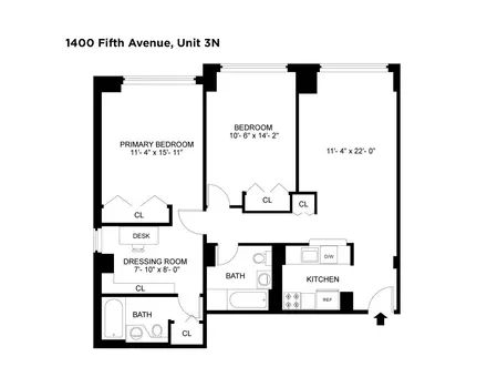 1400 Fifth Avenue, #3N