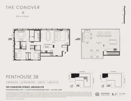 The Conover, 199 Conover Street, #PH3B