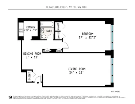 The Elysabeth, 35 East 38th Street, #7G