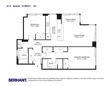 Riverwalk Court, 415 Main Street, #4F