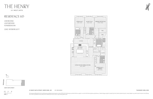 The Henry, 211 West 84th Street, #6D