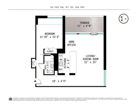 Chatham Towers, 180 Park Row, #16C