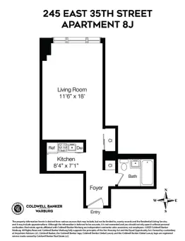 The Townsley, 245 East 35th Street, #8J