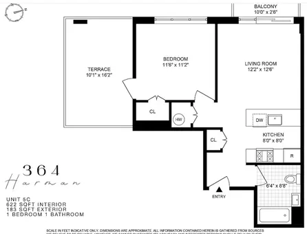 The Harmony, 364 Harman Street, #5C