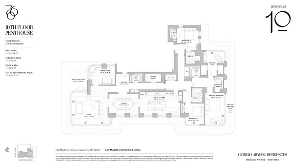 The Giorgio Armani Residences, 760 Madison Avenue, #PH10