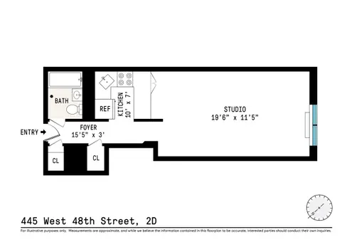 445 West 48th Street, #2D