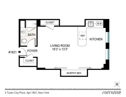 Windsor Tower, 5 Tudor City Place, #1821